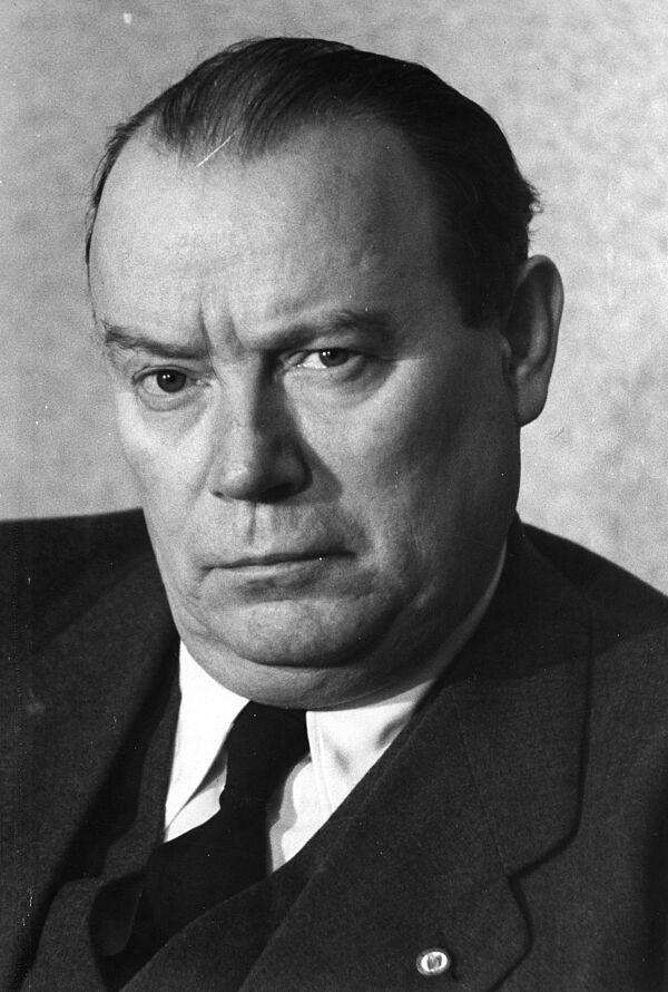 Wilhelm Zaisser, Minister für Staatssicherheit der DDR. 27.11.1950